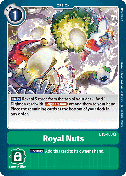 Royal Nuts [BT5-100] [Battle of Omni] | Card Merchant Takapuna