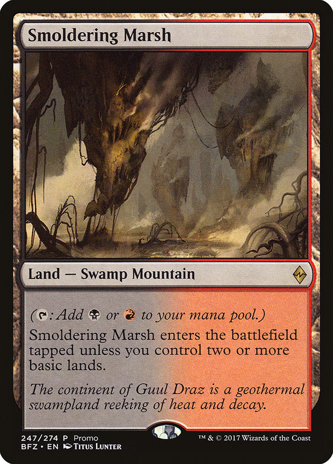 Smoldering Marsh (Promo) [Standard Showdown Promos] | Card Merchant Takapuna