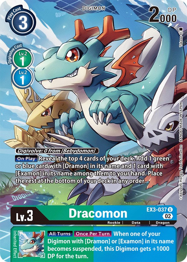 Dracomon [EX3-037] (Alternate Art) [Draconic Roar] | Card Merchant Takapuna