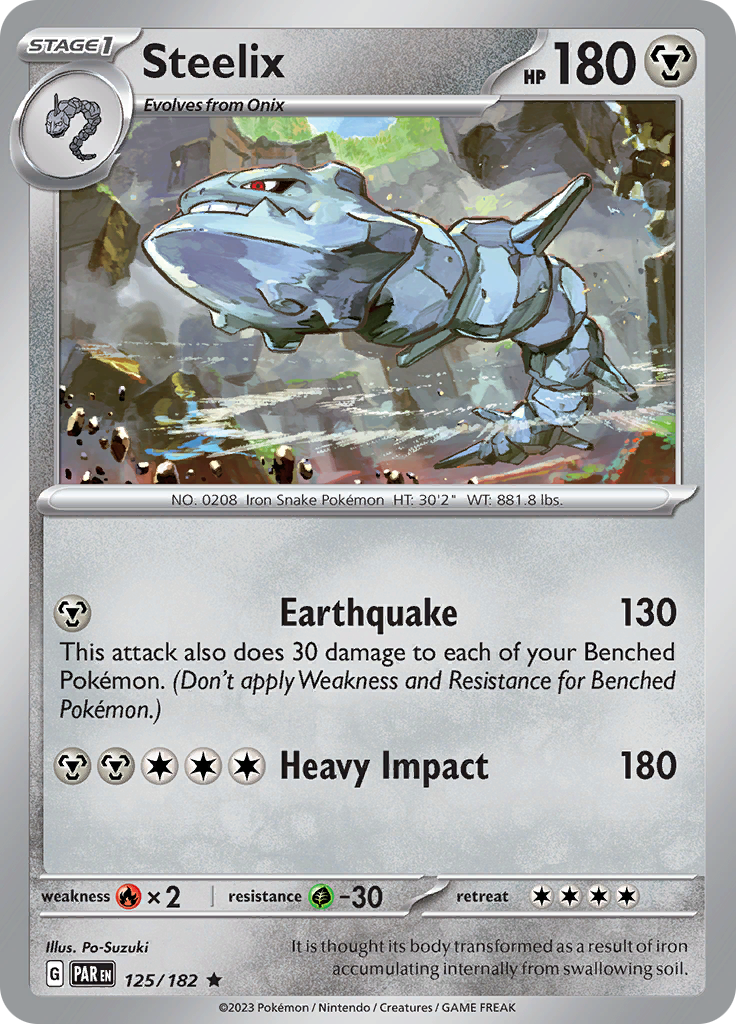 Steelix (125/182) [Scarlet & Violet: Paradox Rift] | Card Merchant Takapuna