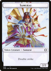 Samurai Token [Phyrexia: All Will Be One Tokens] | Card Merchant Takapuna