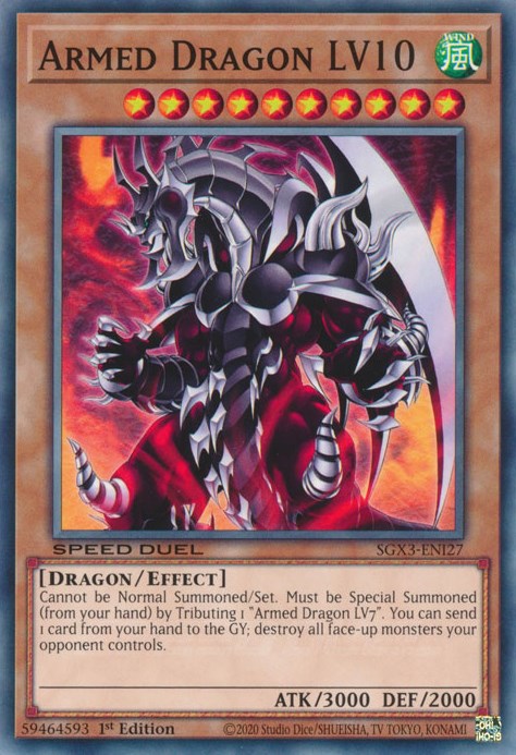 Armed Dragon LV10 [SGX3-ENI27] Common | Card Merchant Takapuna