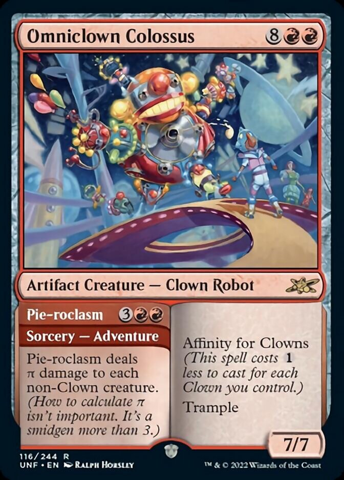 Omniclown Colossus // Pie-roclasm [Unfinity] | Card Merchant Takapuna