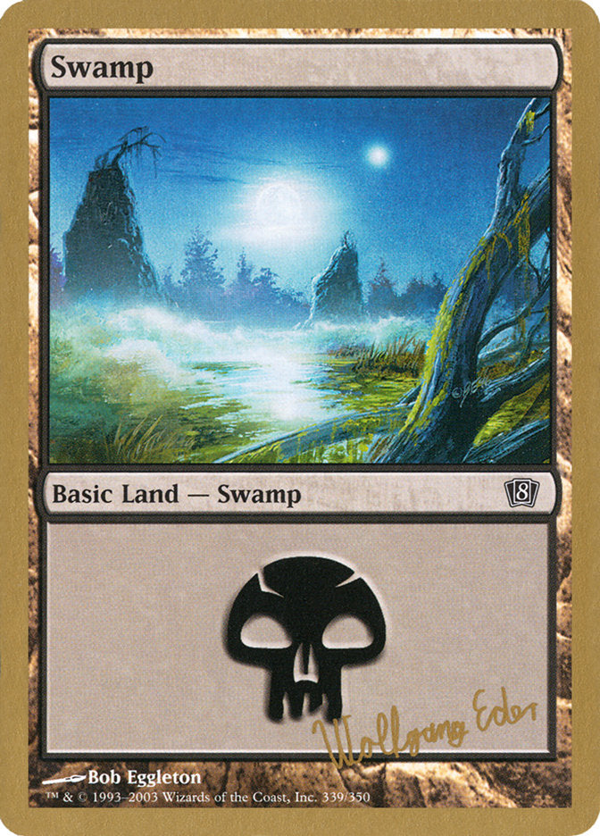 Swamp (we339) (Wolfgang Eder) [World Championship Decks 2003] | Card Merchant Takapuna