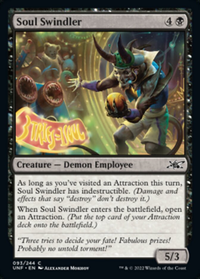 Soul Swindler [Unfinity] | Card Merchant Takapuna