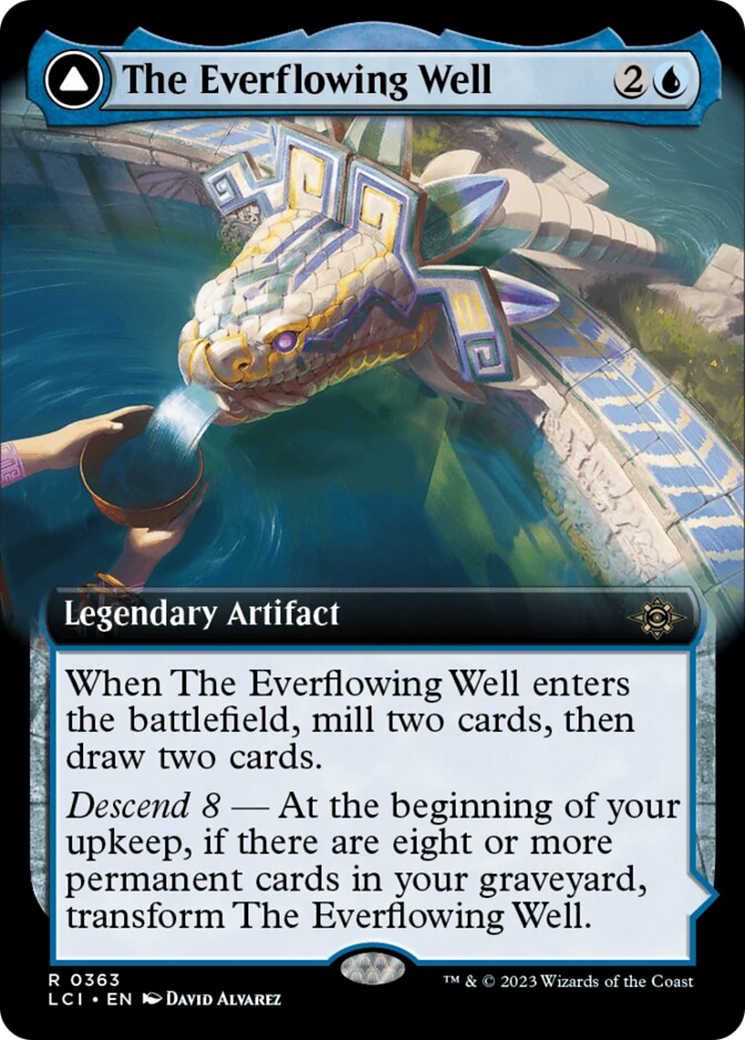 The Everflowing Well // The Myriad Pools (Extended Art) [The Lost Caverns of Ixalan] | Card Merchant Takapuna