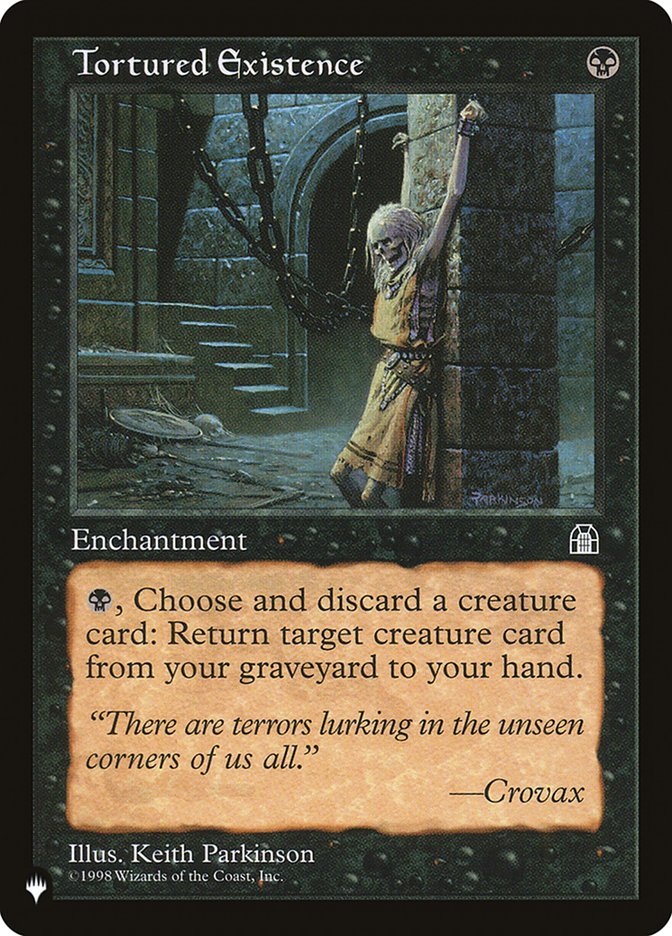 Tortured Existence [The List] | Card Merchant Takapuna