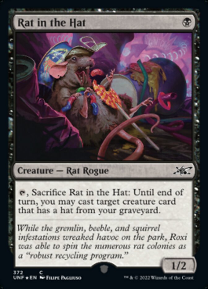 Rat in the Hat (Galaxy Foil) [Unfinity] | Card Merchant Takapuna