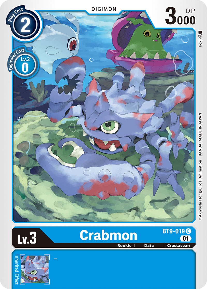 Crabmon [BT9-019] [X Record] | Card Merchant Takapuna