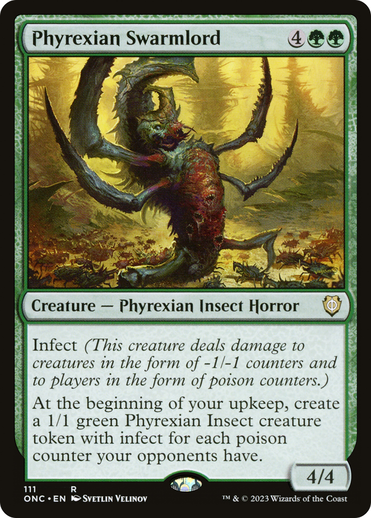 Phyrexian Swarmlord [Phyrexia: All Will Be One Commander] | Card Merchant Takapuna