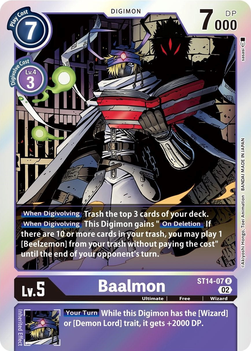 Baalmon [ST14-07] [Starter Deck: Beelzemon Advanced Deck Set] | Card Merchant Takapuna