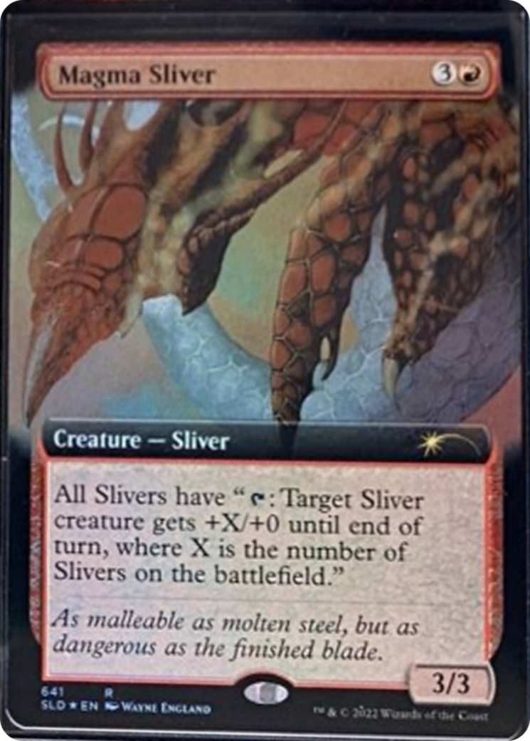 Magma Sliver (Extended Art) [Secret Lair Drop Series] | Card Merchant Takapuna