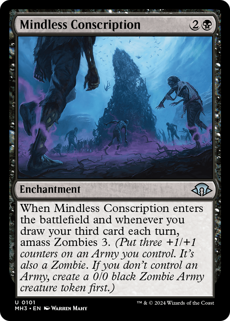 Mindless Conscription [Modern Horizons 3] | Card Merchant Takapuna