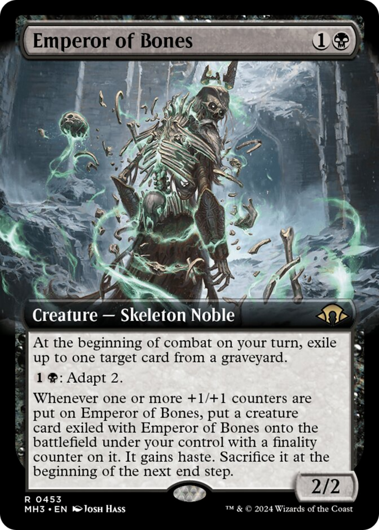 Emperor of Bones (Extended Art) [Modern Horizons 3] | Card Merchant Takapuna