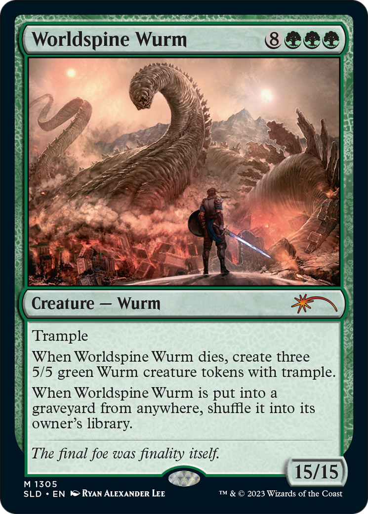 Worldspine Wurm [Secret Lair Drop Series] | Card Merchant Takapuna