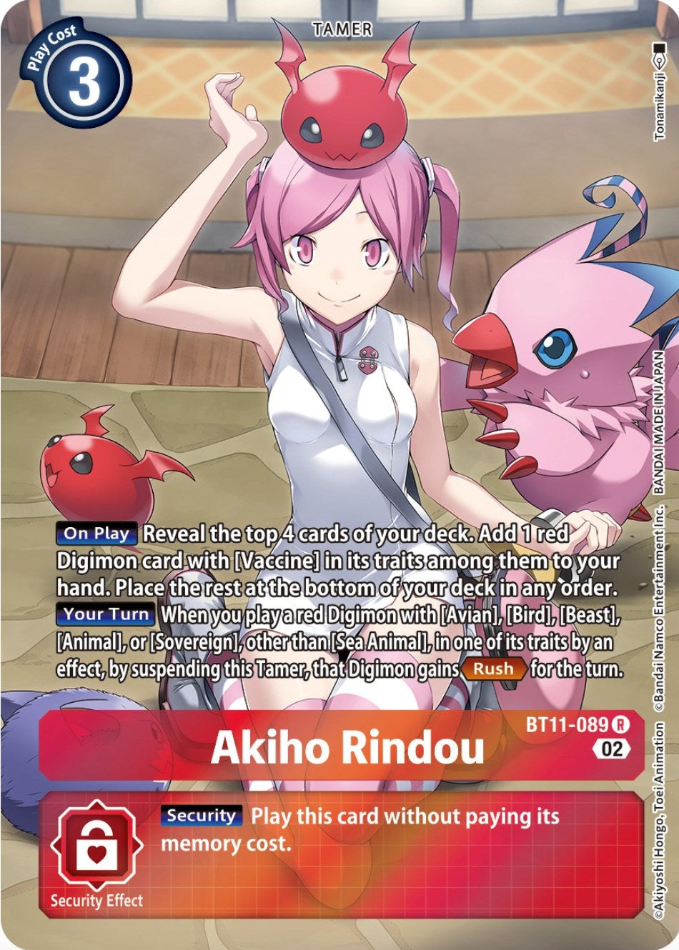 Akiho Rindou [BT11-089] (Alternate Art) [Dimensional Phase] | Card Merchant Takapuna