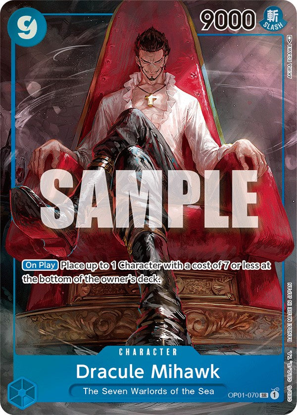 Dracule Mihawk (Parallel) [Romance Dawn] | Card Merchant Takapuna