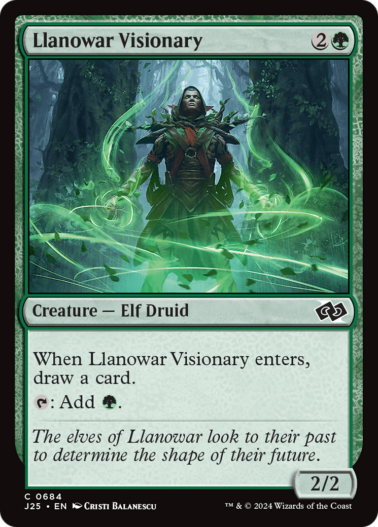 Llanowar Visionary [Foundations Jumpstart] | Card Merchant Takapuna