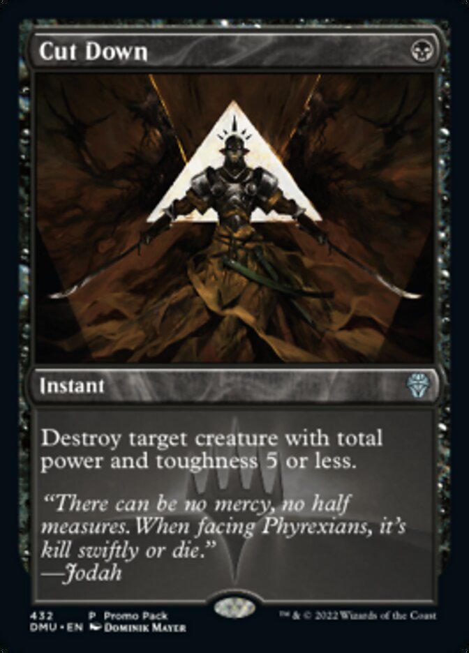 Cut Down (Promo Pack) [Dominaria United Promos] | Card Merchant Takapuna