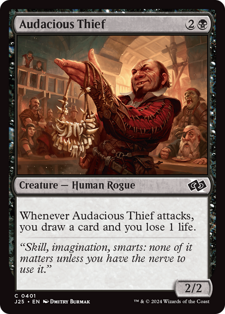 Audacious Thief [Foundations Jumpstart] | Card Merchant Takapuna