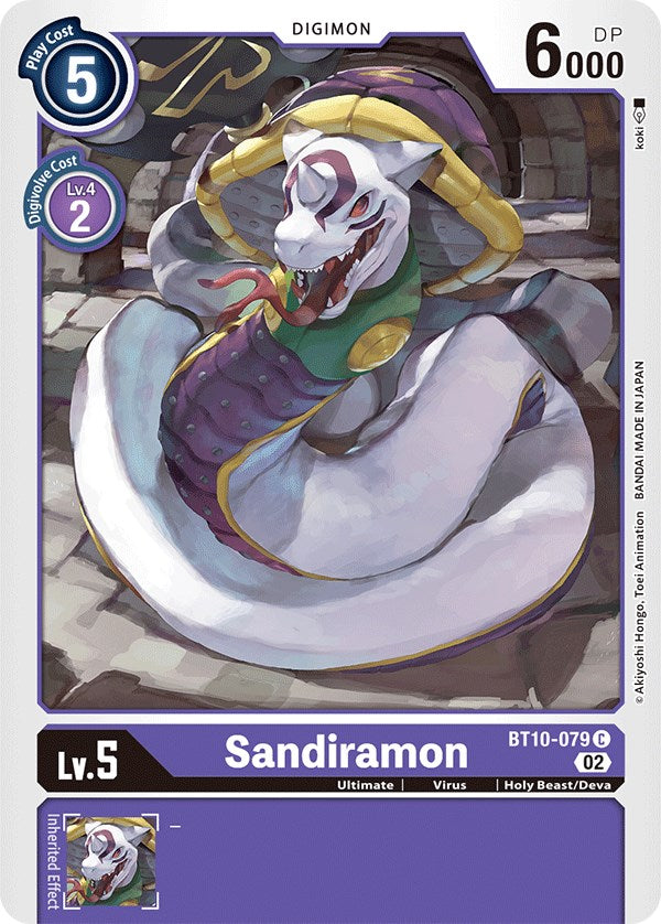 Sandiramon [BT10-079] [Xros Encounter] | Card Merchant Takapuna