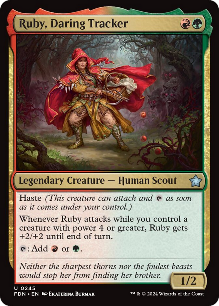 Ruby, Daring Tracker [Foundations] | Card Merchant Takapuna