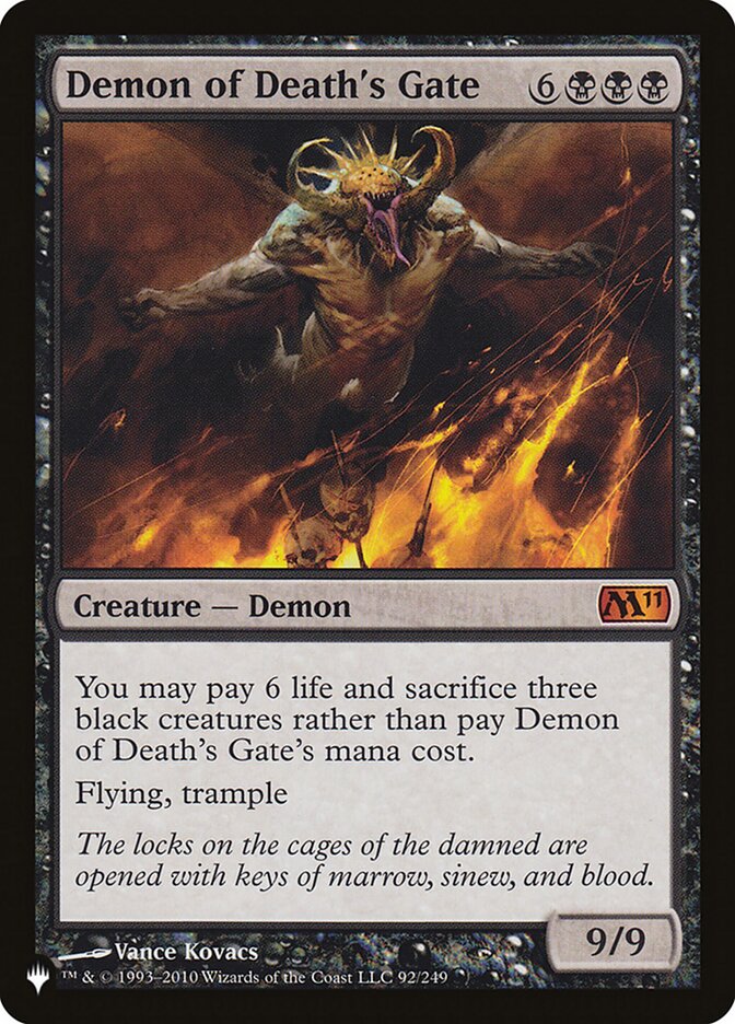 Demon of Death's Gate [The List] | Card Merchant Takapuna