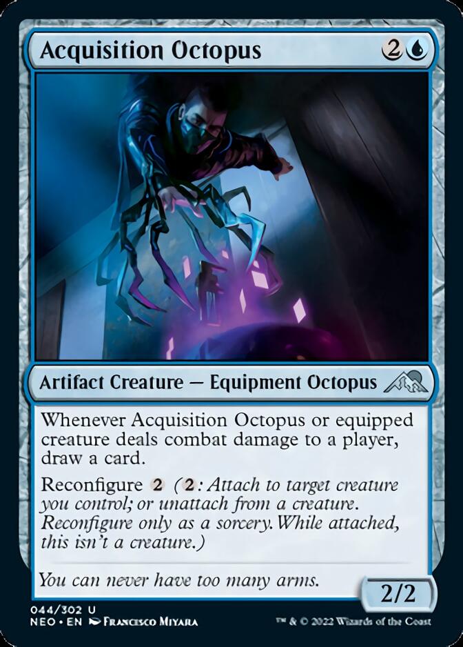 Acquisition Octopus [Kamigawa: Neon Dynasty] | Card Merchant Takapuna