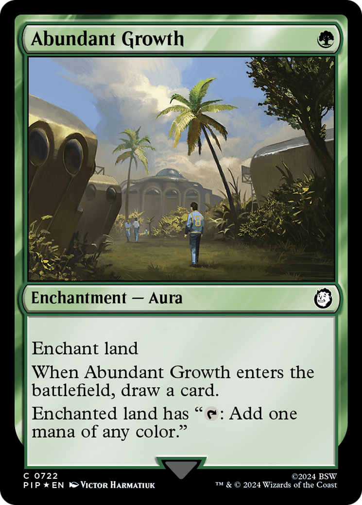 Abundant Growth (Surge Foil) [Fallout] | Card Merchant Takapuna