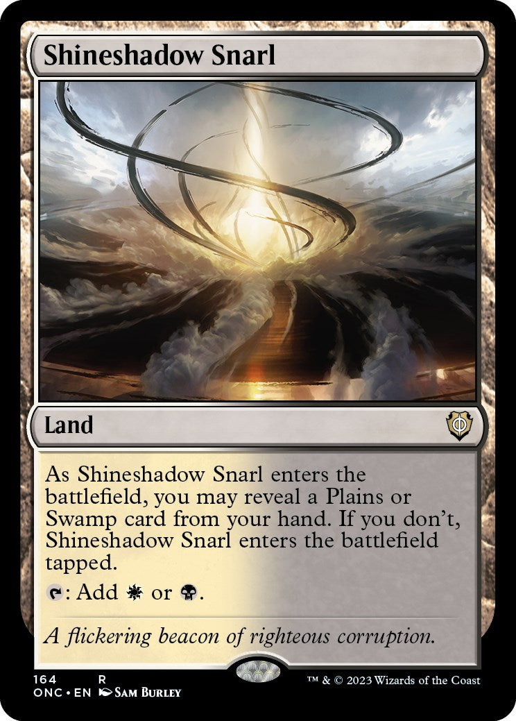 Shineshadow Snarl [Phyrexia: All Will Be One Commander] | Card Merchant Takapuna