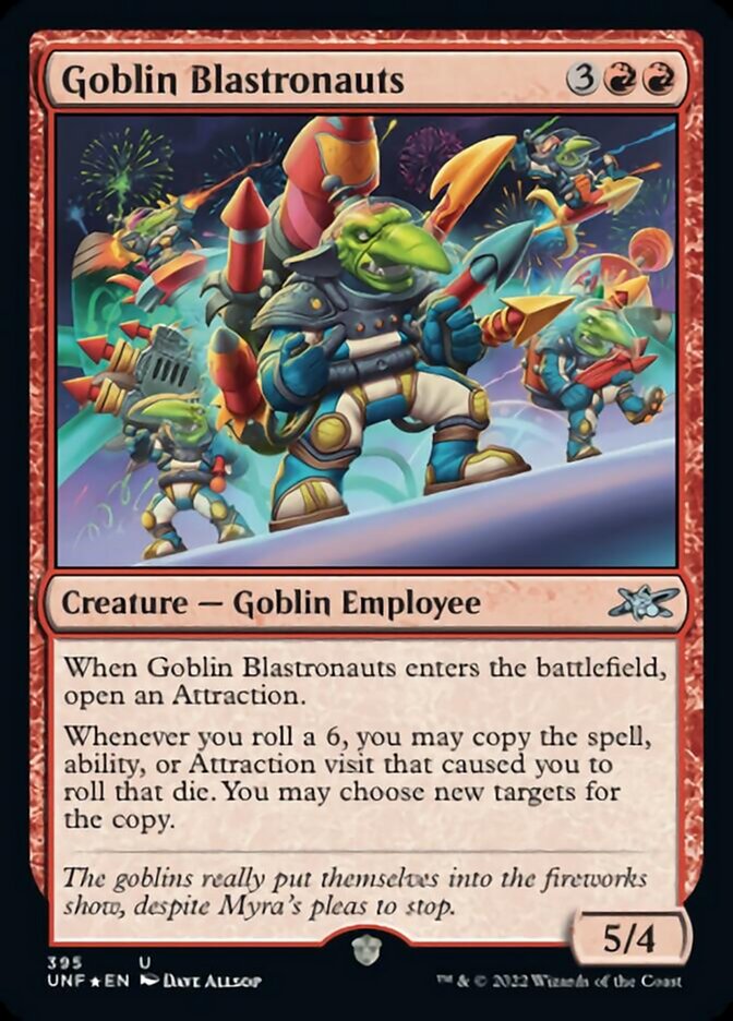 Goblin Blastronauts (Galaxy Foil) [Unfinity] | Card Merchant Takapuna