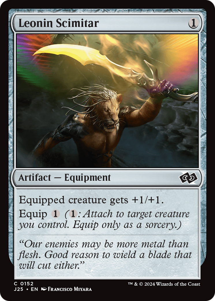 Leonin Scimitar [Foundations Jumpstart] | Card Merchant Takapuna