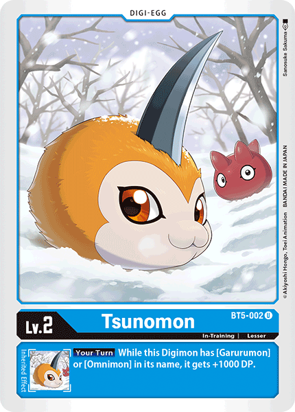 Tsunomon [BT5-002] [Battle of Omni] | Card Merchant Takapuna