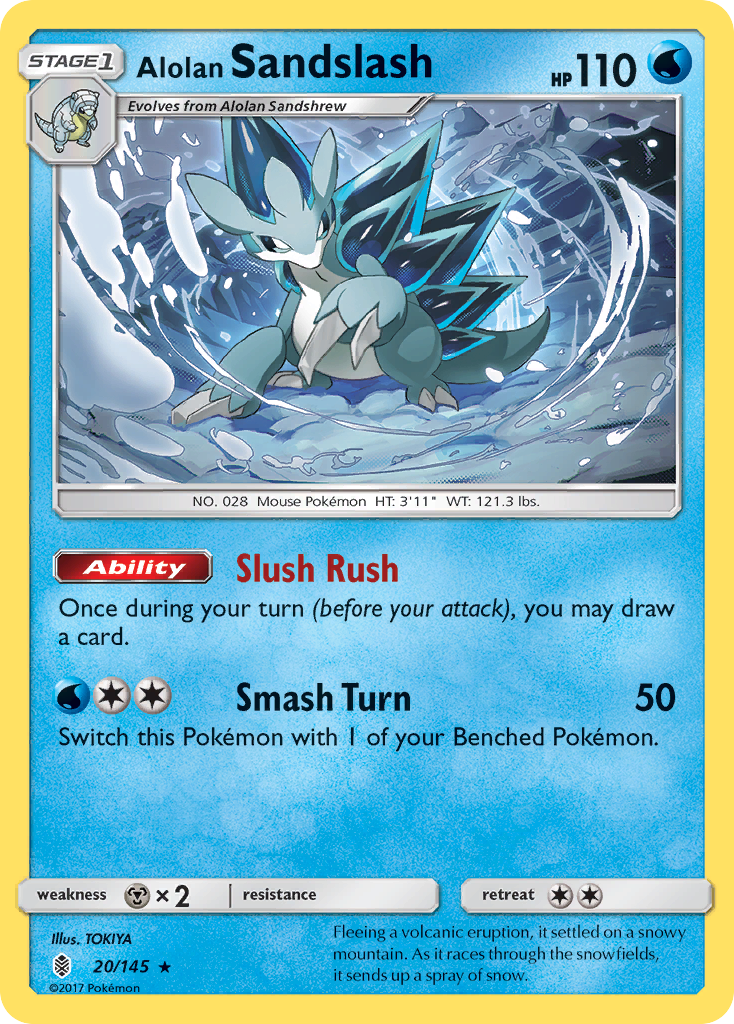 Alolan Sandslash (20/145) [Sun & Moon: Guardians Rising] | Card Merchant Takapuna