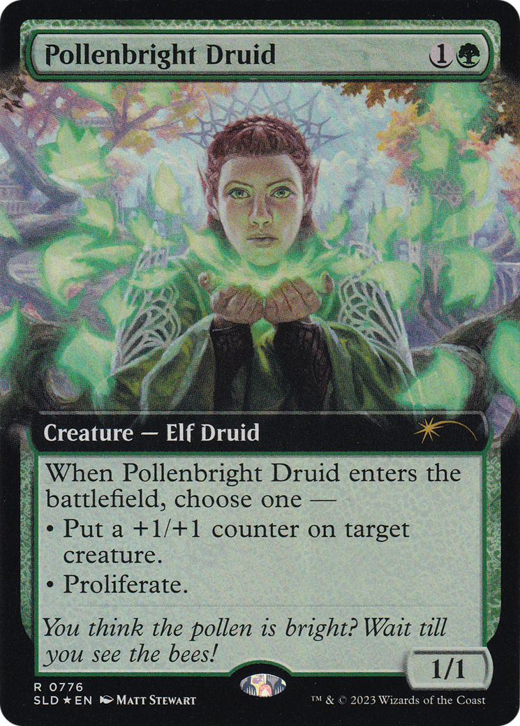 Pollenbright Druid (Extended Art) [Secret Lair Drop Series] | Card Merchant Takapuna