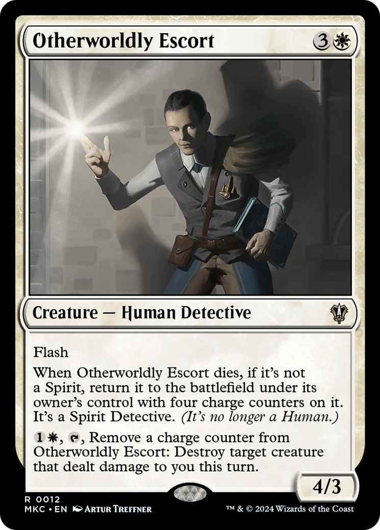 Otherworldly Escort [Murders at Karlov Manor Commander] | Card Merchant Takapuna