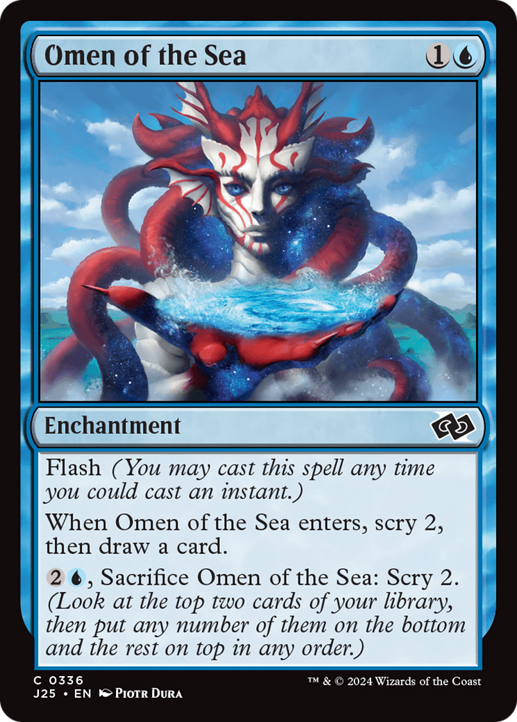 Omen of the Sea [Foundations Jumpstart] | Card Merchant Takapuna