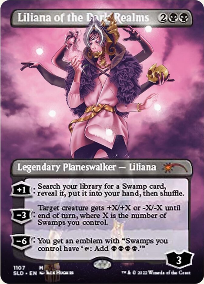 Liliana of the Dark Realms (Borderless) [Secret Lair Drop Series] | Card Merchant Takapuna