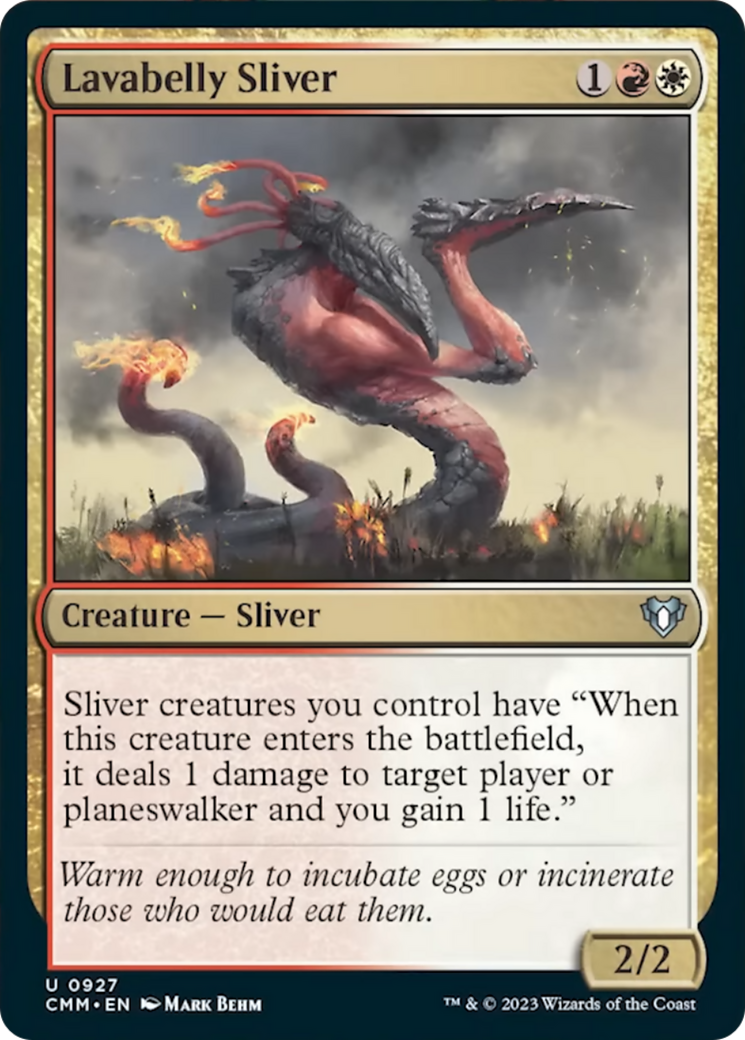 Lavabelly Sliver [Commander Masters] | Card Merchant Takapuna