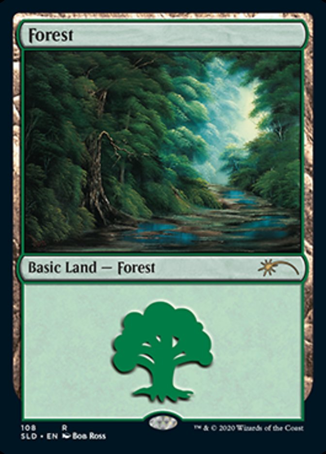 Forest (108) [Secret Lair Drop Series] | Card Merchant Takapuna