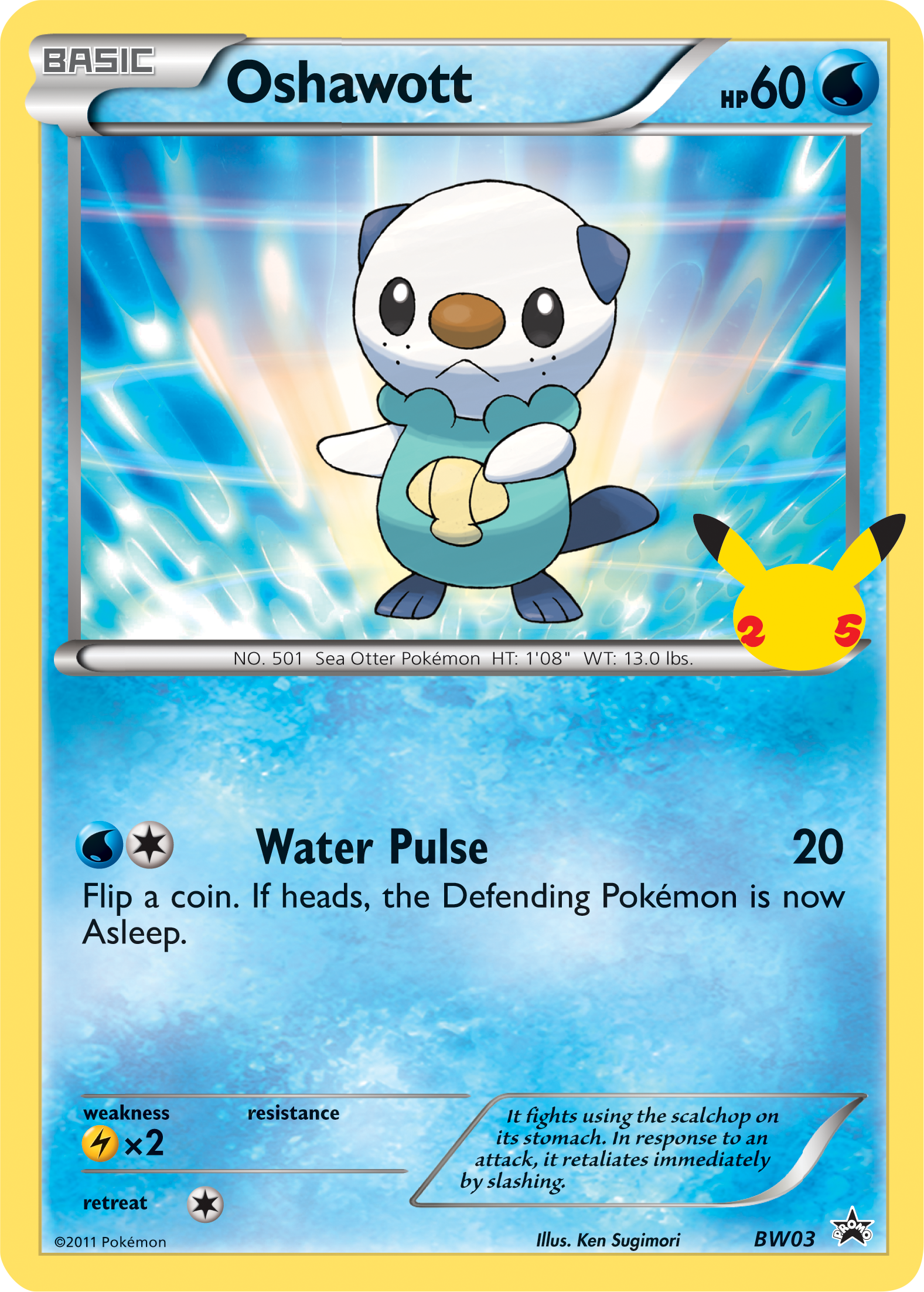 Oshawott (BW03) (Jumbo Card) [First Partner Pack] | Card Merchant Takapuna