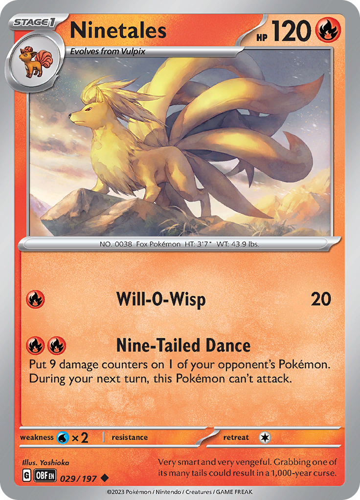 Ninetales (029/197) [Scarlet & Violet: Obsidian Flames] | Card Merchant Takapuna