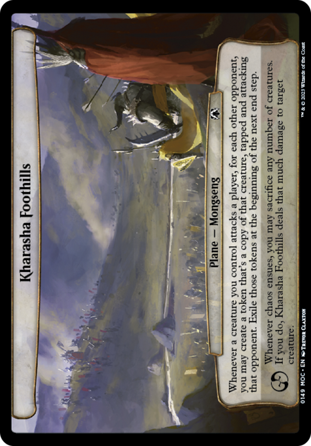 Kharasha Foothills [March of the Machine Commander] | Card Merchant Takapuna