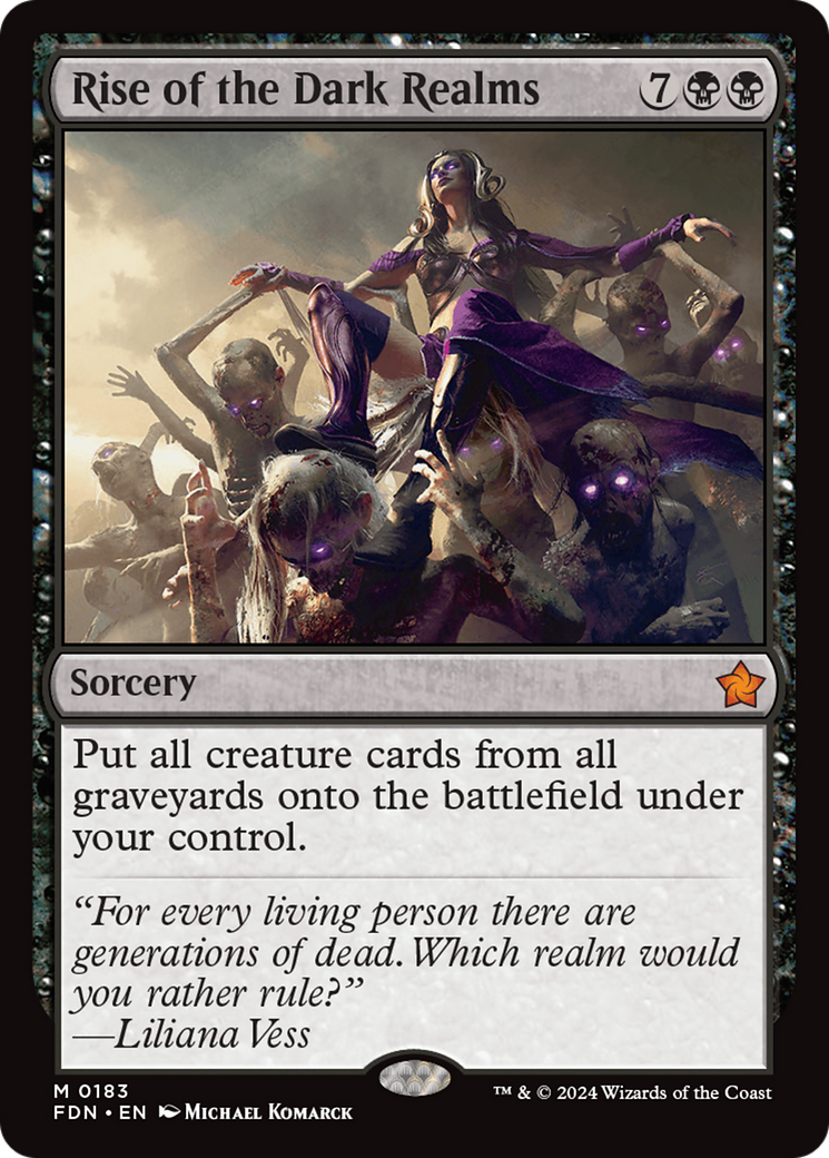 Rise of the Dark Realms [Foundations] | Card Merchant Takapuna