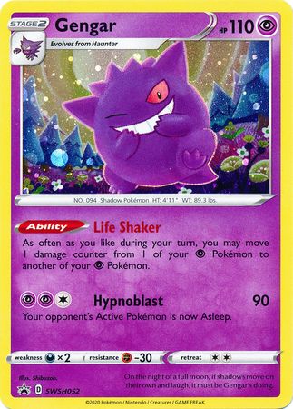 Gengar (SWSH052) [Sword & Shield: Black Star Promos] | Card Merchant Takapuna