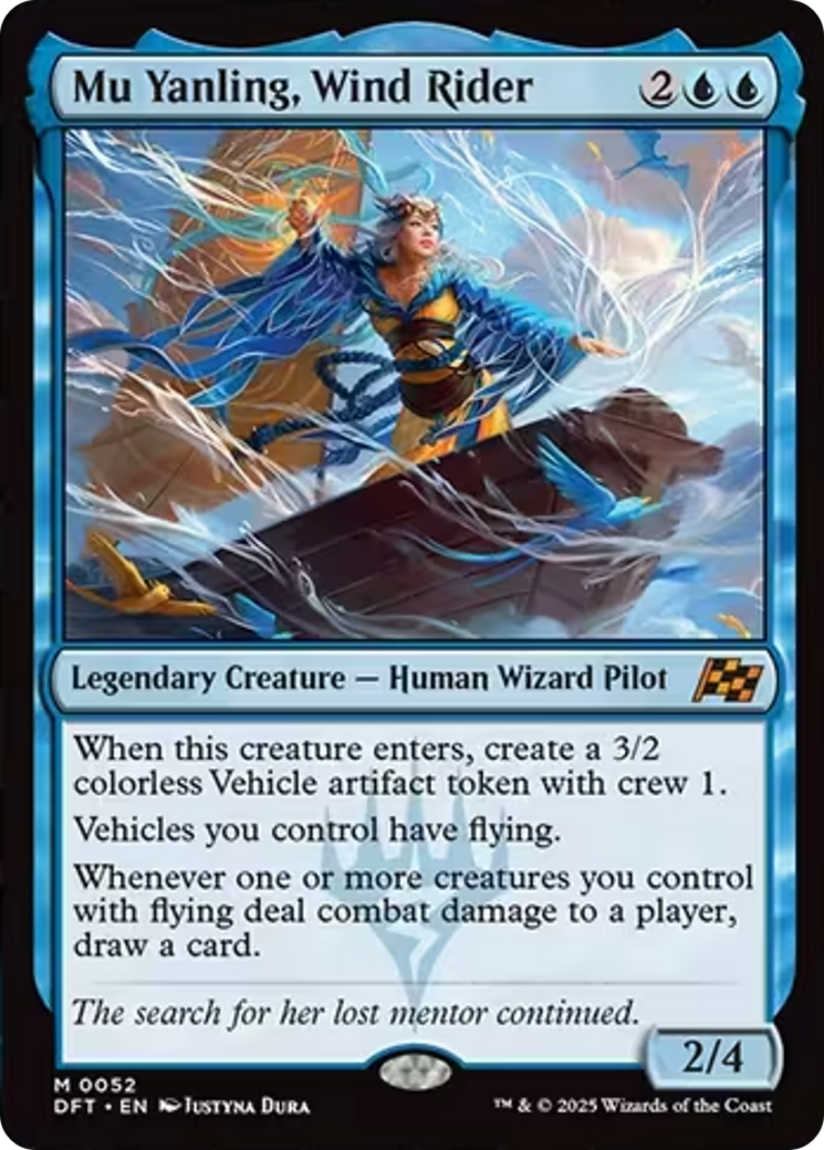 Mu Yanling, Wind Rider [Aetherdrift] | Card Merchant Takapuna