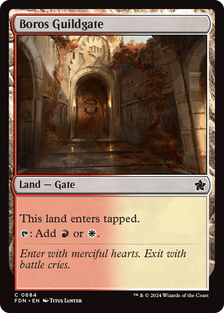 Boros Guildgate [Foundations] | Card Merchant Takapuna