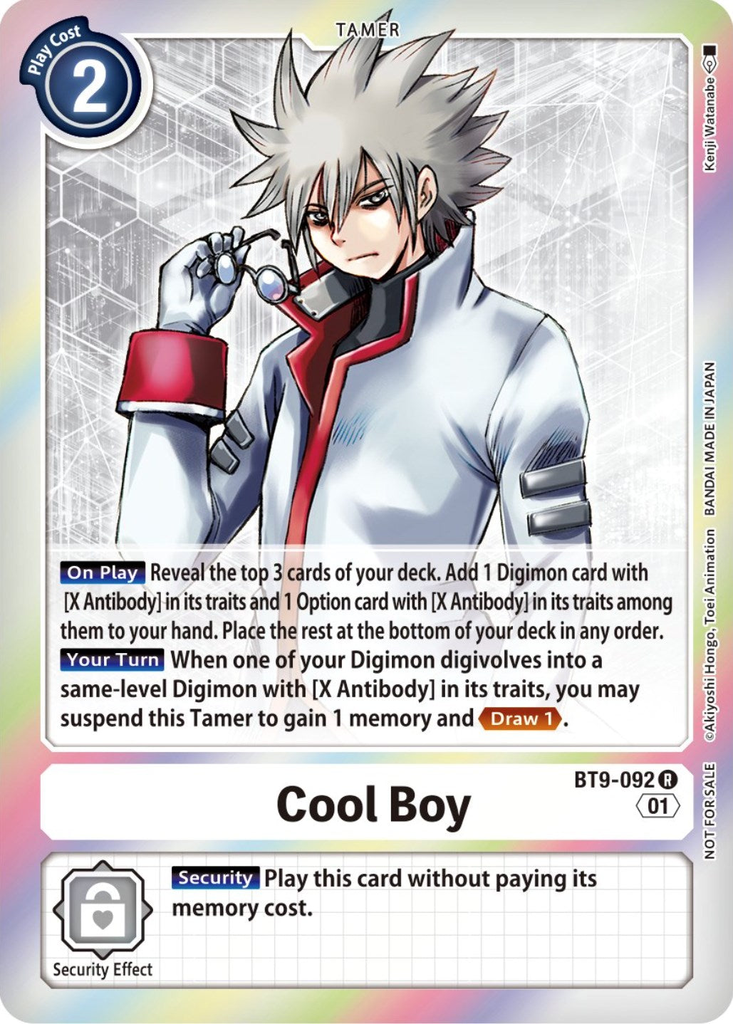 Cool Boy [BT9-092] (Event Pack 4) [X Record Promos] | Card Merchant Takapuna