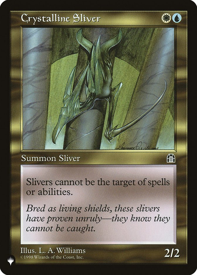 Crystalline Sliver [The List] | Card Merchant Takapuna