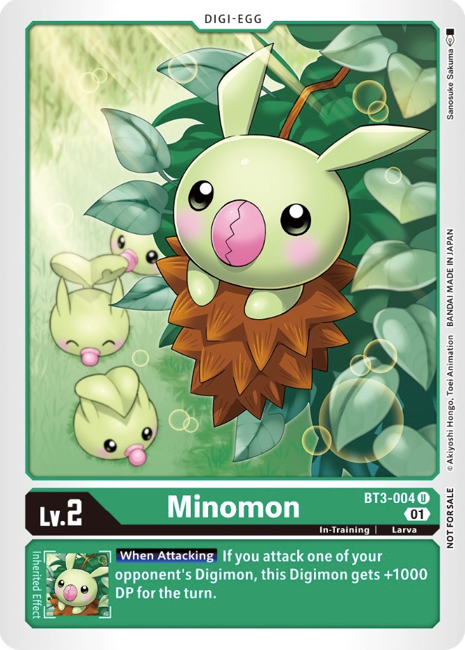 Minomon [BT3-004] (Winner Pack X Record) [Release Special Booster Promos] | Card Merchant Takapuna